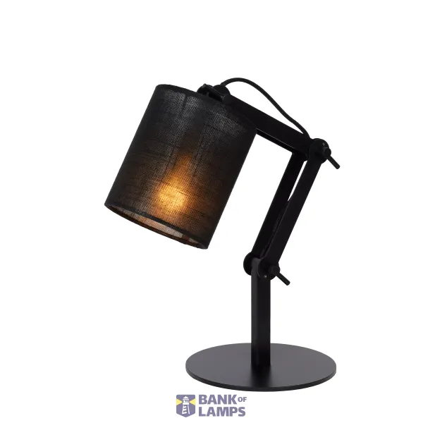 Lucide TAMPA - Table lamp - 1xE27 - Black image 1