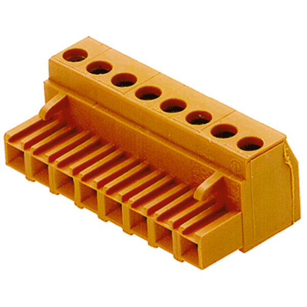 PCB plug-in connector, female plug, 5.08 mm, Number of poles: 2, 180°, Clamping yoke connection, Clamping range, max. : 1.5 mm², Box image 1