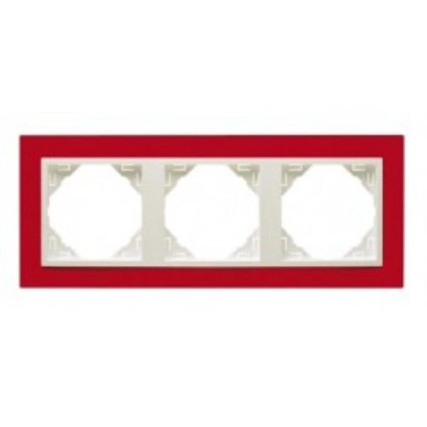 TRIPLE FRAME RED/ICE image 1