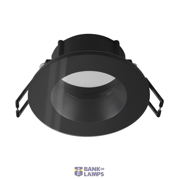 NEW TRIA® 68, ceiling installation ring, D: 8.3 H: 3.55 cm, IP 65, incl. glass, black image 1