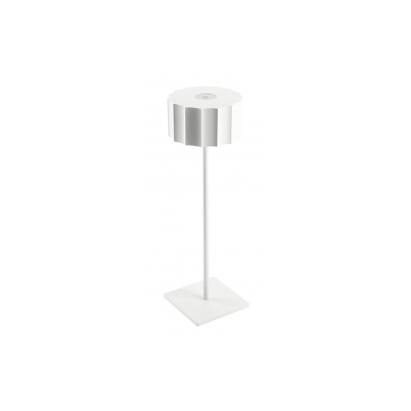 LED rechargeable table lamp AZELIA, 2.5 W, 200 lm, 5 V, 4000 K, 4000 mAh, dimmable, white image 1