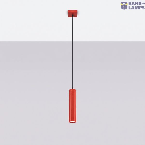 Pendant lamp KARBON 1 red image 10