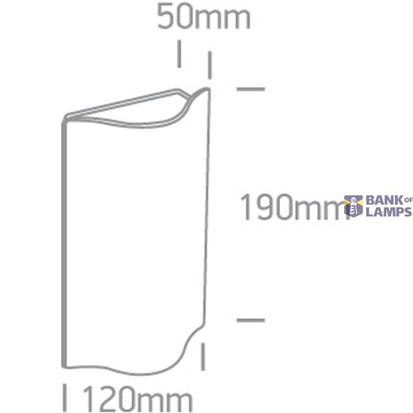 ANTHRACITE WALL 2x6W WW IP54 230V image 4
