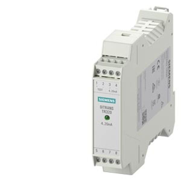SITRANS TR320 Temperature transmitter for rail mounting, with one configurable input and a galvanically isolated image 1