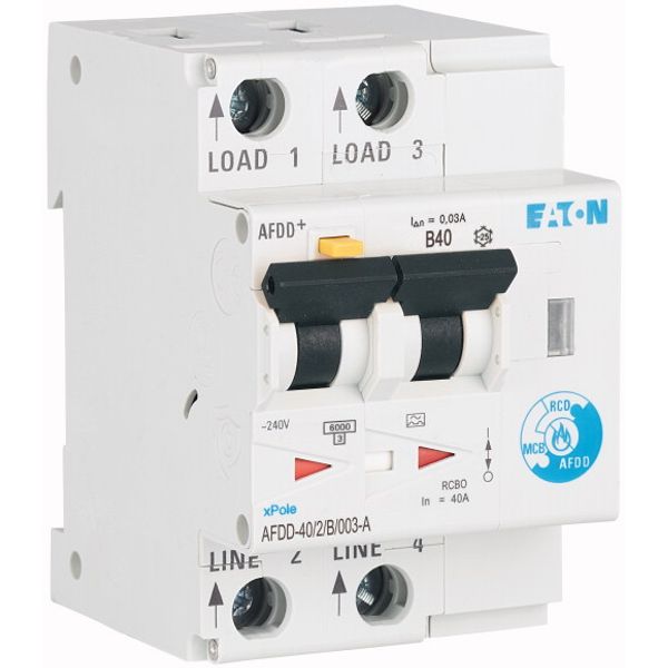 AFDD-40/2/B/003-A Arc Fault Detection Device, 2p, B, 40 A, 30 mA, type A image 2