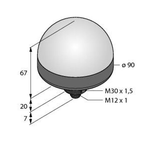 LED Signal Light Beacon   K90TLGYRPQ image 1
