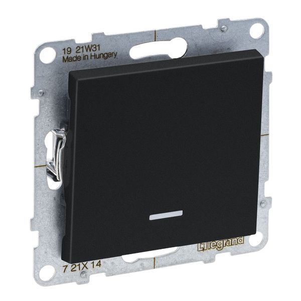 ONE-WAY SWITCH 16AX AUTOMATIC TERMINALS INDICATOR VERSION BLACK image 1