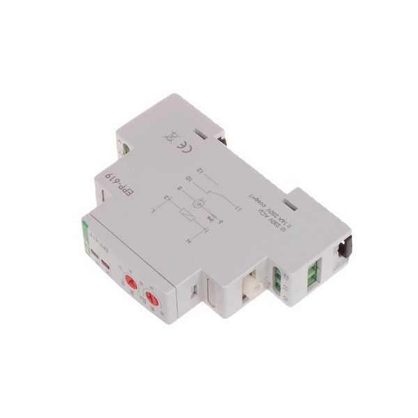 Current relay with through channel, contacts: 1P, Imax=16A, rail mounting, 1 module image 3