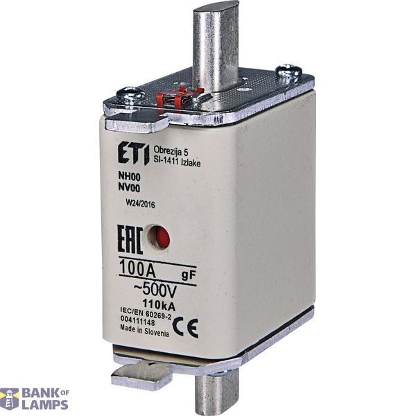 NH00/WT-00 gF 100A/500V G image 1