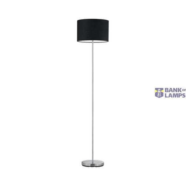 Hotel floor lamp E27 black image 1