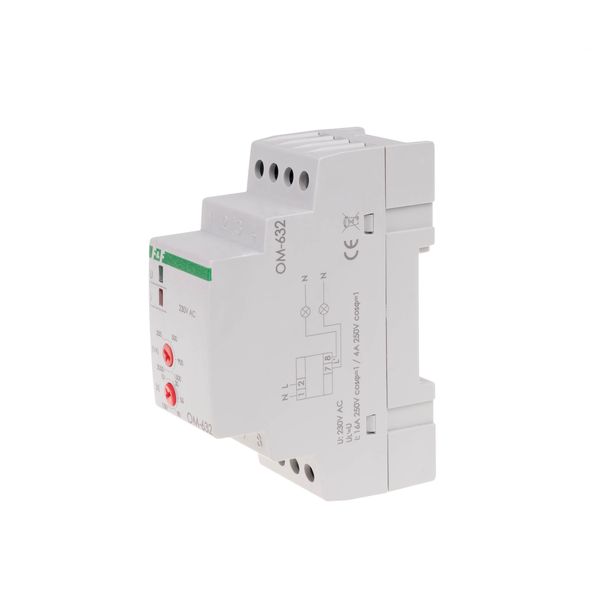 power limiter for cooperation with current converters, DIN rail mounting image 1