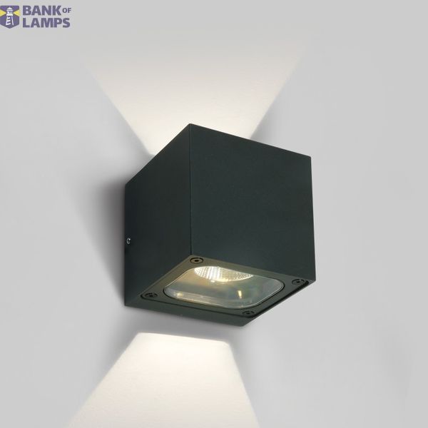 ANTHRACITE WALL 2x6W WW IP65 230V image 1