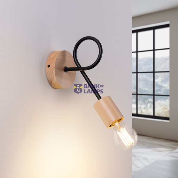 WALL LAMP EMBER BLACK 1XE27 image 10