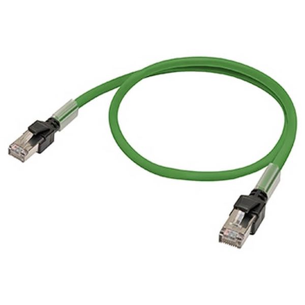 Ethernet patch cable, S/FTP, Cat.5, PUR (Green), 20 m image 2