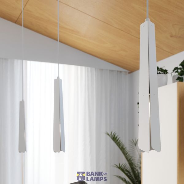Pendant lamp PRYSM 3P white image 6