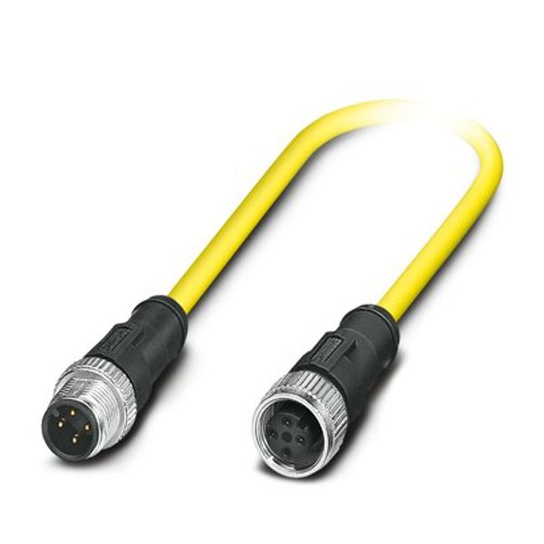 SAC-4P-M12MS/ 0,5-542/M12FS BK - Sensor/actuator cable image 4