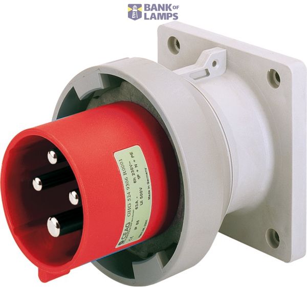 INLET 63A-4POL-6H/415V image 1