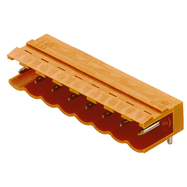 PCB plug-in connector, male header, open side, THT solder connection, 5.00 mm, Number of poles: 10, 90°, Solder pin length (l): 3.2 mm, tinned, Pebble grey, Box image 6