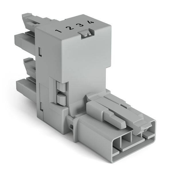 h-distribution connector 4-pole Cod. B light green image 1