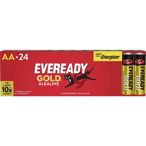 EVEREADY Gold Alkaline LR6 AA 24-Pack image 1