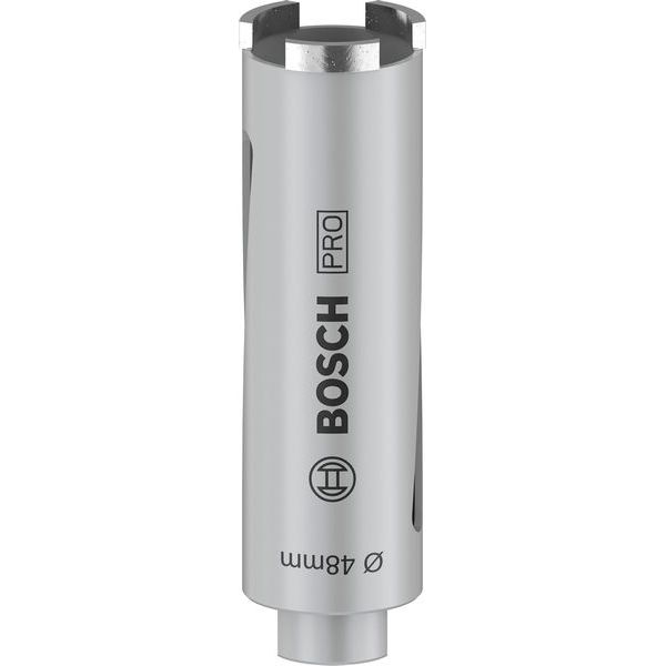 Diamond dry core cutter G 1/2" 48 mm, 150 mm, 3 segments, 7 mm image 1