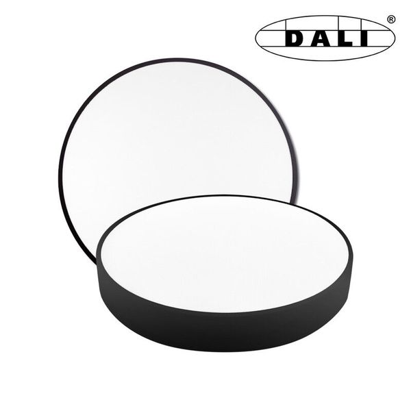 LED recessed light Nova R 400, 40W, 3000K, black, with DALI driver image 1