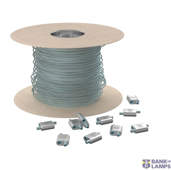QWT 1.5 Set 2 Quick-Wire-Set with 100 cable grippers 1,5x150000mm image 1