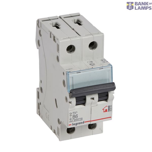 MCB TX3 2P B6 6000A image 2