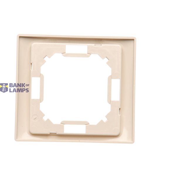 Single switch, (module), 10AX, quick connection, satin, metallized image 1
