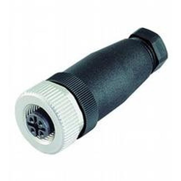 V1-G-BK cable socket, can be assembled image 1