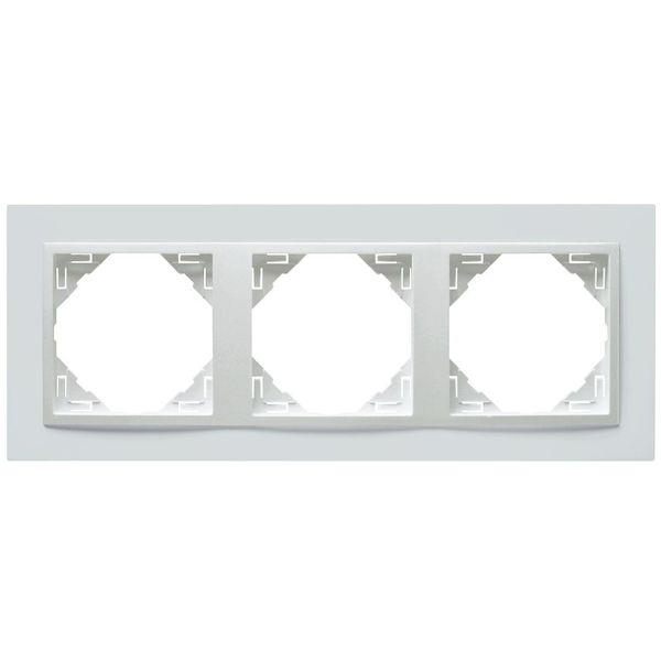 TRIPLE FRAME WHITE/WHITE image 2