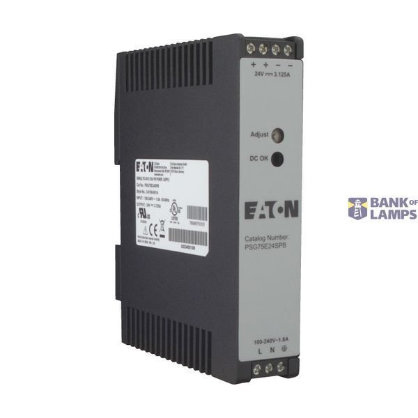 Power supply unit, Single-phase, 90 - 264 V AC / 24 V DC, 3.125 A, 75  image 4