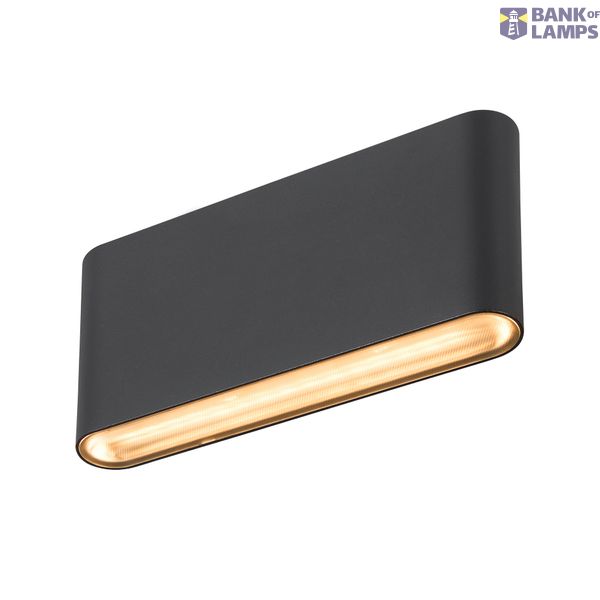 OVAL 18 WL wall-mounted light 2700/3000K, 10W, black image 1