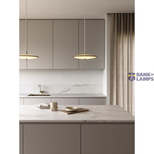 Blanche 32 | Pendant | Brass image 2