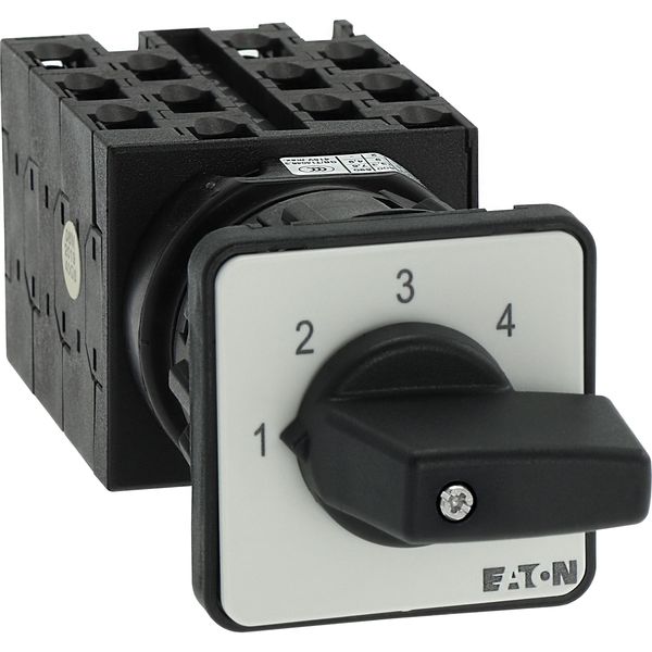 T0-6-8271/EZ Step switches, T0, 20 A, centre mounting, 6 contact unit(s), Contacts: 12, 45 °, maintained, Without 0 (Off) position, 1-4, Design number 8271 image 21