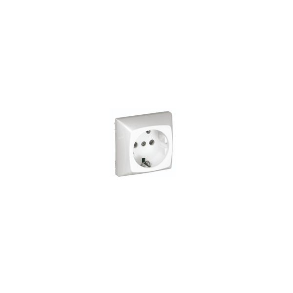 EARTH SOCKET (SCHUKO TYPE) WHITE image 1