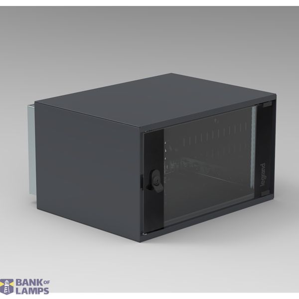 Wall mounting enclosure 15U 600 x 625 x 742mm with glass door LCS3 image 2
