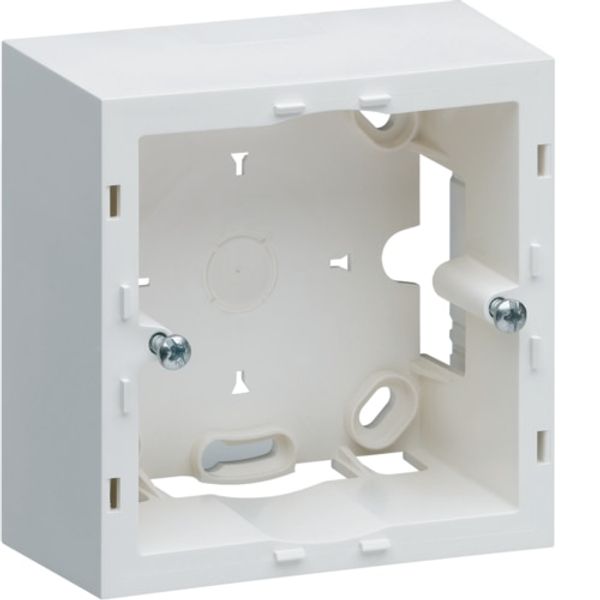 Adapter for mounting on 2M plaster, white image 1