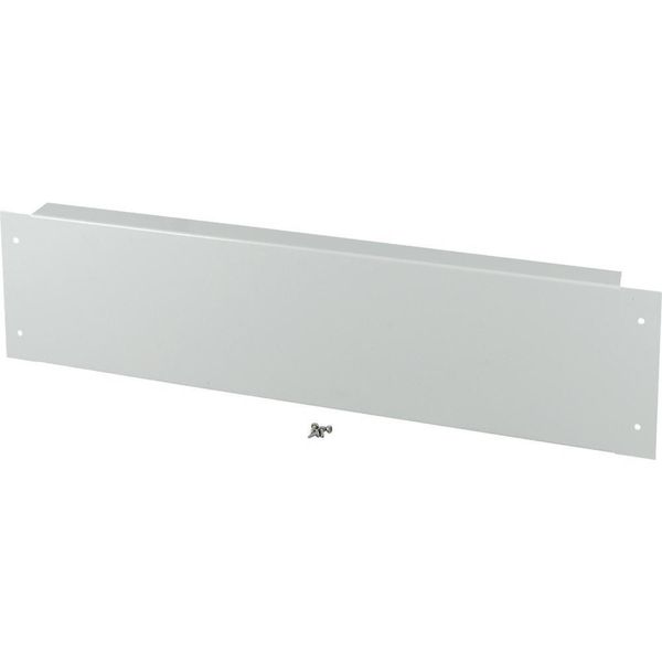 XLSPL2F85 Plinth, front plate for HxW 200 x 850mm, grey image 3