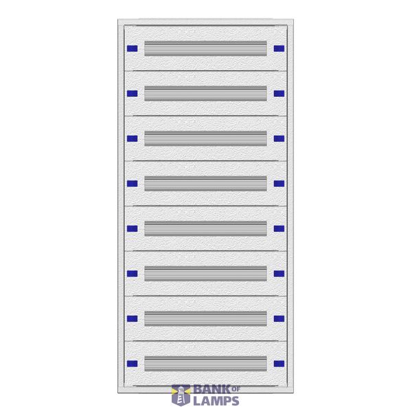 Modular chassis 2-24K, 8-rows, complete image 1