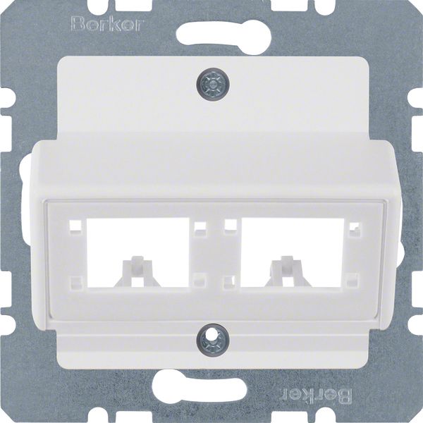 Central plate f. Reichle&DeMassari single module, com-tech, p.white ma image 1