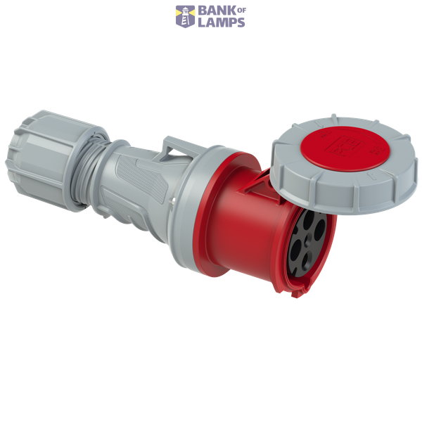 Portable socket 63A 4P 400V 6h IP66/67 image 1