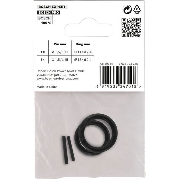 Retaining Ring & Pin for PRO 1/4" Impact Sockets image 1