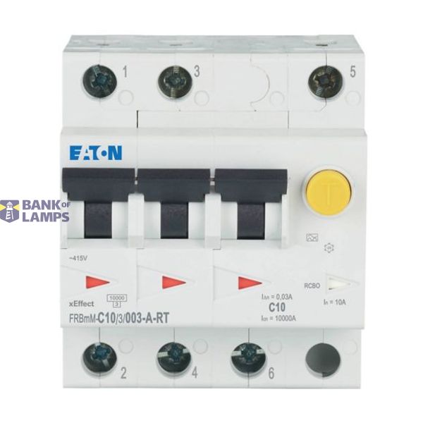 FRBMM-C10/3/003-A-RT Eaton Moeller series xEffect - FRBm6/M RCBO - residual-current circuit breaker with overcurrent protection image 1