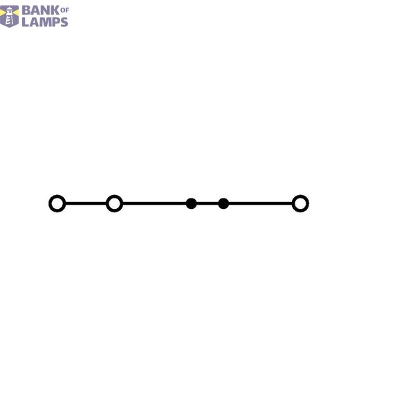 3-conductor through terminal block with push-button 2.5 mm² blue image 2