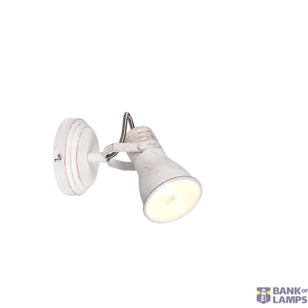 Steam spotlight 1-pc E14 antique white image 1