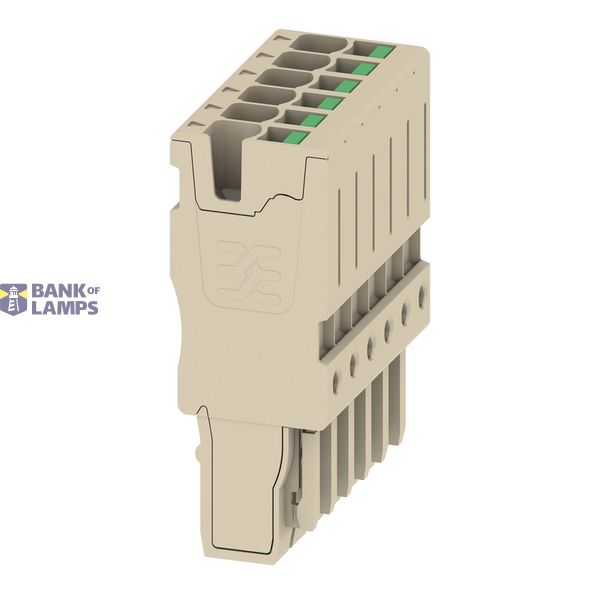 Plug (terminal), SNAP IN, 2.5 mm², 24 A, 800 V, Number of connections: image 1