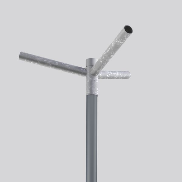 Pole mounting L 894 B 787 H 250 d 76 colour: uncoated image 1