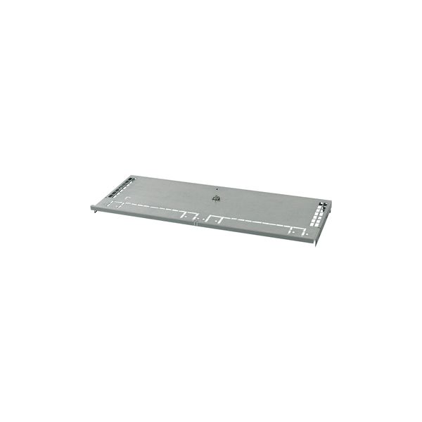 XP2N4F-MCB08 Partition, 2xNZM4 component mounting area/cable connection area, fixed mounted design, main busbar back, W=800mm image 2