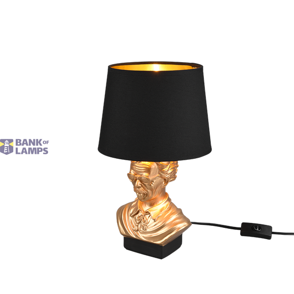 Albert table lamp E14 black/gold image 1